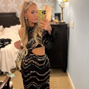 Whimsical One Sleeve Dress